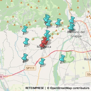 Mappa Via 25 Aprile, 36060 Marostica VI, Italia (3.53)