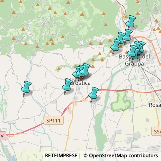Mappa Via 25 Aprile, 36060 Marostica VI, Italia (4.34133)