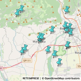 Mappa Via 25 Aprile, 36060 Marostica VI, Italia (4.67722)