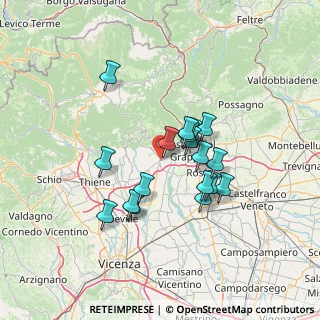 Mappa Via 25 Aprile, 36060 Marostica VI, Italia (11.11444)