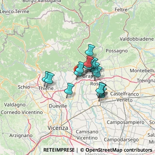 Mappa Via 25 Aprile, 36063 Marostica VI, Italia (8.55438)