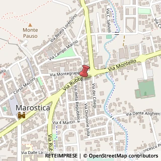 Mappa Via 25 Aprile, 4, 36063 Marostica, Vicenza (Veneto)
