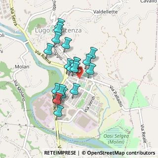 Mappa Via Giacomo Matteotti, 36030 Lugo di Vicenza VI, Italia (0.356)