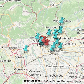 Mappa Via S. Pio X, 36060 Sacro Cuore , Italia (9.38)