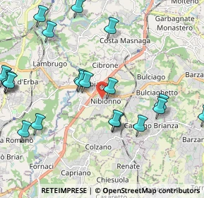 Mappa Via Armando Diaz, 23895 Nibionno LC, Italia (2.4565)