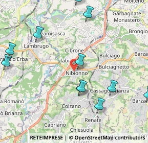 Mappa Via Armando Diaz, 23895 Nibionno LC, Italia (2.49636)