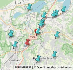 Mappa Via Armando Diaz, 23895 Nibionno LC, Italia (4.442)