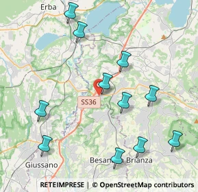 Mappa Via Armando Diaz, 23895 Nibionno LC, Italia (4.52636)