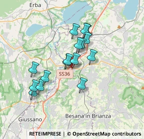 Mappa Via Armando Diaz, 23895 Nibionno LC, Italia (2.8675)