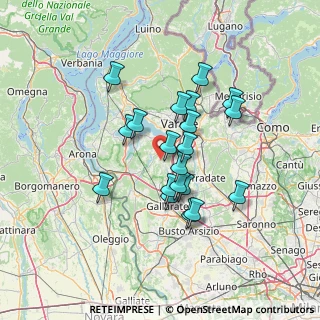 Mappa Via Cavour, 21020 Mornago VA, Italia (11.3385)