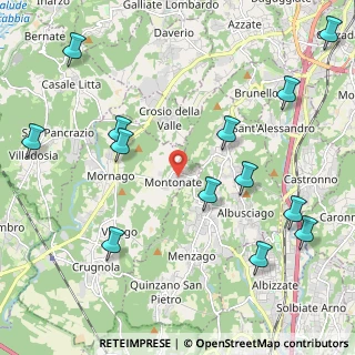 Mappa Via Cavour, 21020 Mornago VA, Italia (2.62538)