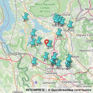 Mappa Via Cavour, 21020 Mornago VA, Italia (7.7665)