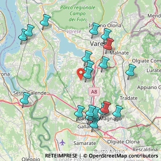 Mappa Via Cavour, 21020 Mornago VA, Italia (8.9805)