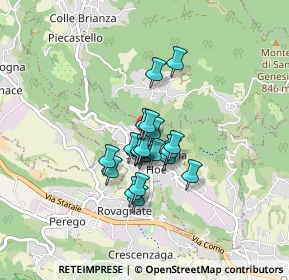 Mappa Via Villaggio Primula, 23889 Santa Maria Hoè LC, Italia (0.5355)