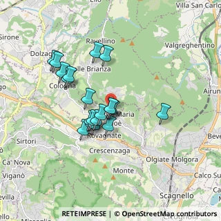Mappa Via Villaggio Primula, 23889 Santa Maria Hoè LC, Italia (1.432)