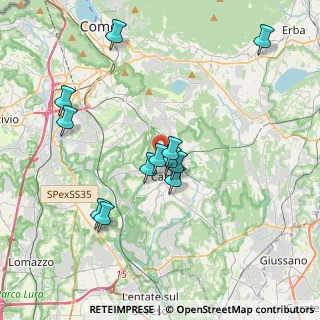 Mappa Via Nino Bixio, 22063 Cantù CO, Italia (3.55)