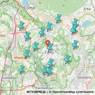 Mappa Via Nino Bixio, 22063 Cantù CO, Italia (4.31294)