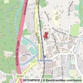 Mappa Via Stazione, , 21040 Castronno, Varese (Lombardia)