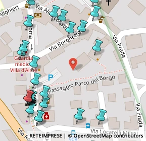 Mappa Via Borghetto, 24018 Villa d'Almè BG, Italia (0.09667)