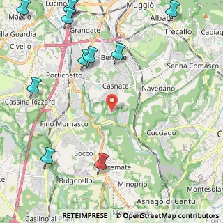 Mappa Via Costa, 22073 Fino Mornasco CO, Italia (3.18273)