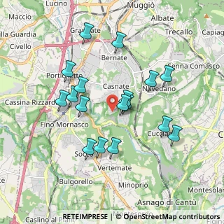 Mappa Via Costa, 22073 Fino Mornasco CO, Italia (1.69941)