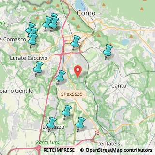 Mappa Via Costa, 22073 Fino Mornasco CO, Italia (5.335)