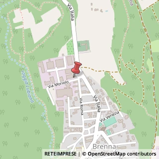Mappa Via del Moriolo, 2, 22040 Brenna, Como (Lombardia)