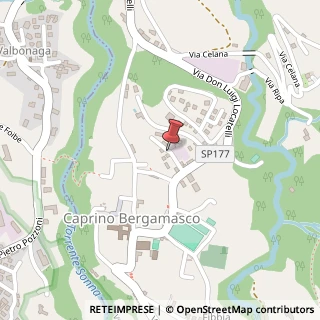Mappa Via francesco nullo 5, 24030 Caprino Bergamasco, Bergamo (Lombardia)