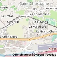 Map Saint-Christophe