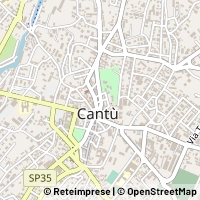 Mapa Cantù