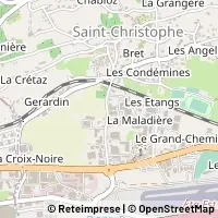 Hartă Saint-Christophe