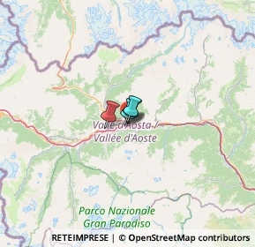 Mappa Torrent de Maillod, 11020 Quart AO, Italia (52.91538)