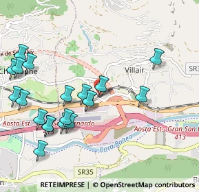 Mappa Torrent de Maillod, 11020 Quart AO, Italia (1.1325)