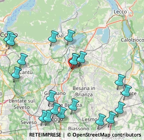 Mappa Via Localita Gaggio, 23895 Nibionno LC, Italia (10.074)