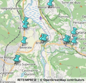 Mappa Via Terraggio, 23883 Brivio LC, Italia (2.11083)