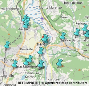 Mappa Via Terraggio, 23883 Brivio LC, Italia (2.355)