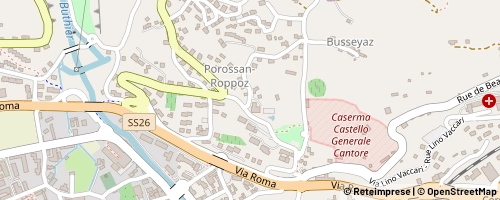 Mappa Aosta