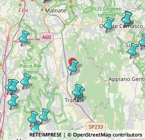 Mappa Via Camillo Benso Conte di Cavour, 21040 Venegono Inferiore VA, Italia (6.4425)