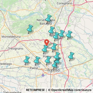 Mappa Via Garibaldi, 31020 Villorba TV, Italia (6.85133)