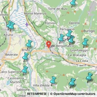 Mappa Via Manzoni, 24034 Cisano Bergamasco BG, Italia (3.407)