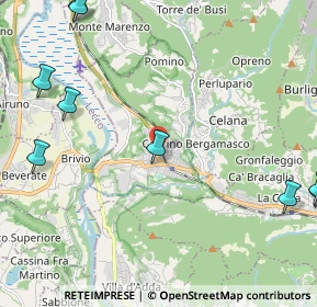 Mappa Via Manzoni, 24034 Cisano Bergamasco BG, Italia (3.35727)