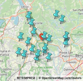 Mappa Via Manzoni, 24034 Cisano Bergamasco BG, Italia (7.0935)
