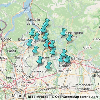 Mappa Via Manzoni, 24034 Cisano Bergamasco BG, Italia (11.3575)