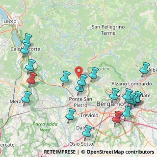 Mappa Via Fratelli Manzoni, 24030 Almenno San Bartolomeo BG, Italia (10.617)