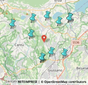 Mappa Via Grimello, 22040 Brenna CO, Italia (4.14818)