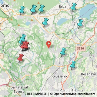 Mappa Via Grimello, 22040 Brenna CO, Italia (5.36353)