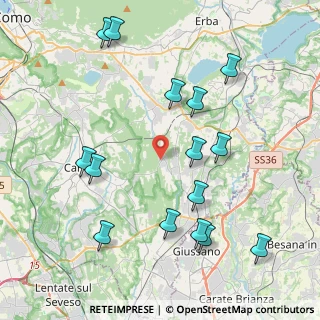 Mappa Via Grimello, 22040 Brenna CO, Italia (4.57467)
