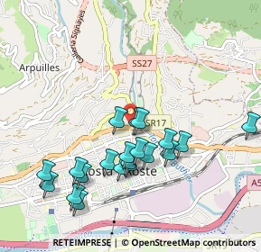 Mappa Strada della Consolata, 11100 Aosta AO, Italia (0.9365)