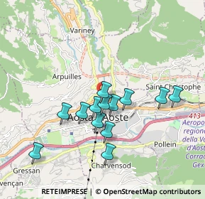 Mappa Strada della Consolata, 11100 Aosta AO, Italia (1.55538)