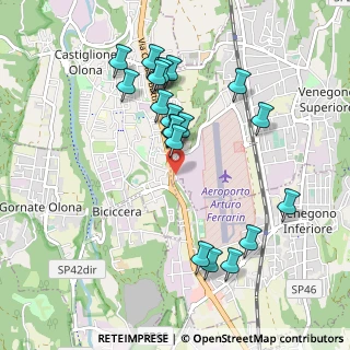 Mappa Via Privata Ingegnere Paolo Foresio, 21040 Castiglione Olona VA, Italia (0.958)
